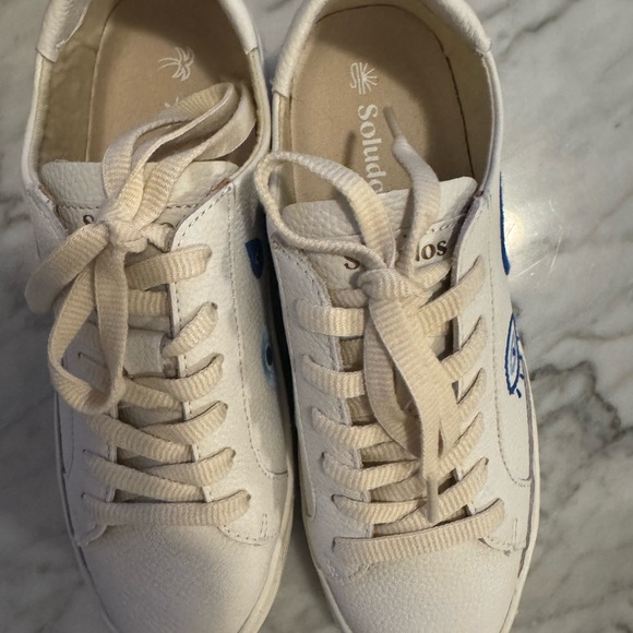 Soludos Evil Eye Ibiza Sneaker White - Picture 4 of 9